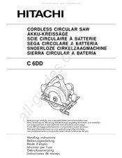 Hitachi C 6DD Gebruiksaanwijzing