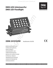 IMG STAGELINE ODW-2410 RGBW Gebruiksaanwijzing