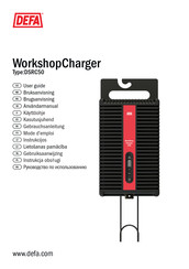 DEFA WorkshopCharger Gebruiksaanwijzing