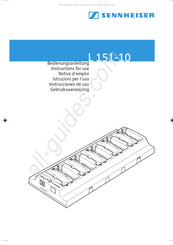 Sennheiser L 151-10 Gebruiksaanwijzing