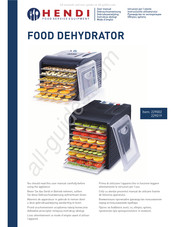Hendi 229002 Gebruiksaanwijzing