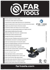 Far Tools PSB 1300 Instructies