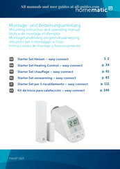 HomeMatic IP easy connect Montagehandleiding En Gebruiksaanwijzing