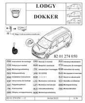 Dacia 82 01 274 050e Handleiding