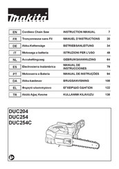 Makita DUC254C Gebruiksaanwijzing