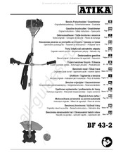 ATIKA BF 43-2 Oorspronkelijke Gebruiksaanwijzing