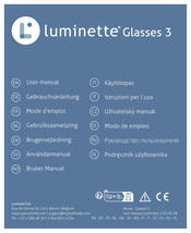 Luminette Glasses 3 Gebruiksaanwijzing