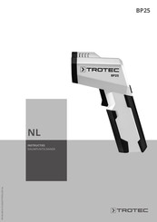 Trotec BP25 Instructies