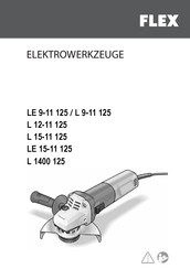 Flex L 9-11 125 Originele Gebruiksaanwijzing