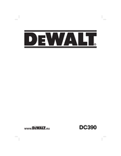 DeWalt DC390 Vertaling Van De Originele Handleiding