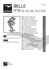 Altrad Belle RTX 70D Handleiding