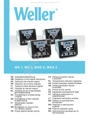 Weller WX 1 Vertaling Van De Oorspronkelijke Gebruiksaanwijzing