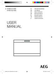 AEG AHB41011AW Gebruikershandleiding