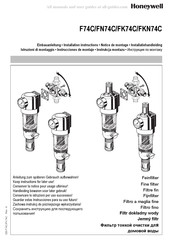 Honeywell FN74C Installatiehandleiding
