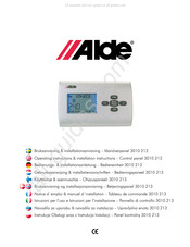 Alde l 3010 213 Gebruiksaanwijzing