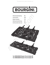 Bourgini Classic Fun-to-Cook 4P Gebruiksaanwijzing