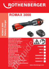 Rothenberger ROMAX 3000 Gebruiksaanwijzing