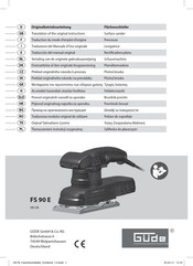 Gude 58128 Vertaling Van De Originele Gebruiksaanwijzing