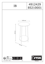 Jysk IB 4912429 Handleiding