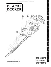 Black & Decker GTC18502PC Handleiding