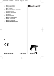 EINHELL RT-ID 75 Handleiding