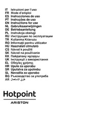 Hotpoint Ariston HAH 65 F LB X/1 Gebruiksaanwijzingen