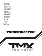 Thrustmaster TMX FORCE FEEDBACK Gebruikershandleiding