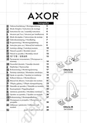 Hansgrohe AXOR Citterio M 34213000 Gebruiksaanwijzing