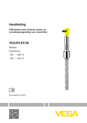 Vega VEGAFLEX 86 Handleiding