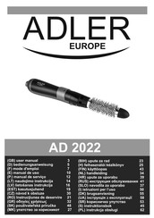 Adler europe AD 2022 Handleiding