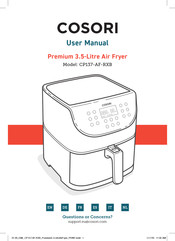 cosori CP137-AF-RXB Gebruikershandleiding