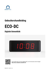 Mobatime ECO-DC Gebruikershandleiding