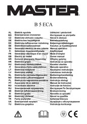 Master B 5 ECA Bedieningshandleiding