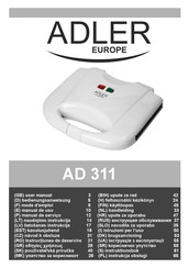 Adler europe AD 311 Handleiding