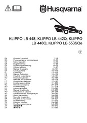 Husqvarna KLIPPO LB 448 Gebruiksaanwijzing