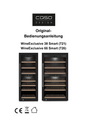 CASO DESIGN WineExclusive 38 Smart Originele Gebruiksaanwijzing