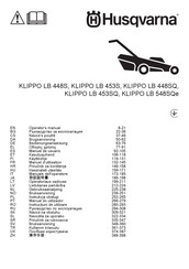 Husqvarna KLIPPO LB 453SQ Gebruiksaanwijzing