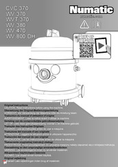 Numatic WV 800 DH Vertaling Van De Oorspronkelijke Gebruiksaanwijzing