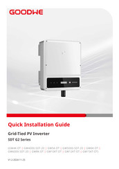 Goodwe SDT G2 Series Beknopte Installatiegids