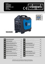 Scheppach SG3500i Vertaling Van De Originele Gebruikershandleiding