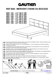 Gautier MERVENT B48-104 Montage-Instructies