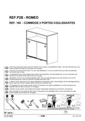 Gautier ROMEO P2B-160 Montage-Instructies