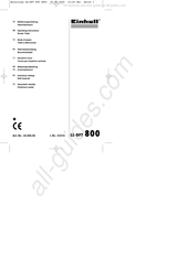 EINHELL 43.505.50 Gebruiksaanwijzing