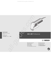 Bosch GSC 160 Professional Oorspronkelijke Gebruiksaanwijzing