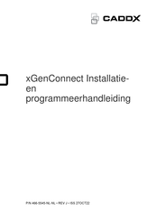 CADDX xGenConnect Programmeerhandleiding