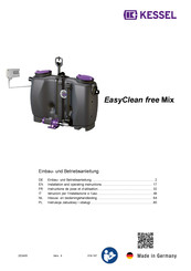 Kessel EasyClean free Mix Inbouw- En Bedieningshandleiding