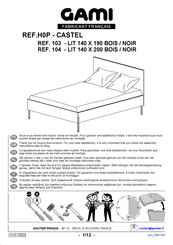 Gautier Gami CASTEL H0P-104 Montage-Instructies