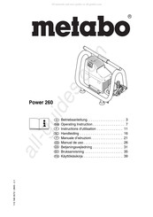 Metabo Elektra Beckum Power 260 Handleiding