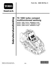 Toro TX 1000 Turbo Gebruikershandleiding