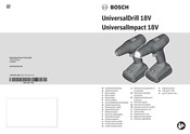 Bosch UniversalImpact 18V Oorspronkelijke Gebruiksaanwijzing